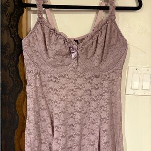 Torrid Lavender Lace Chemise